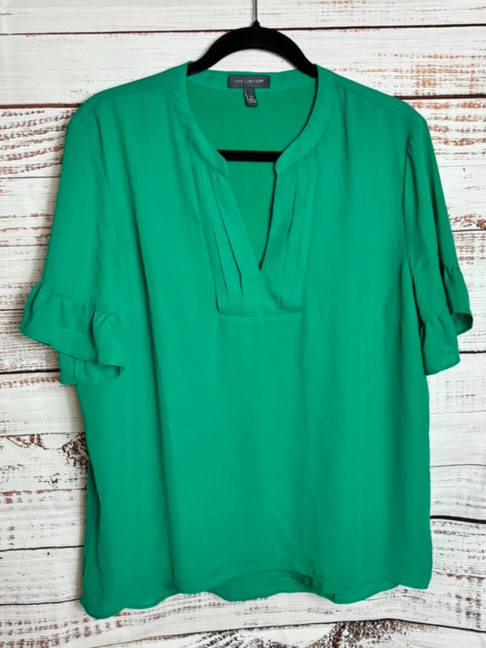 The Limited women’s short sleeve blouse Green size XL